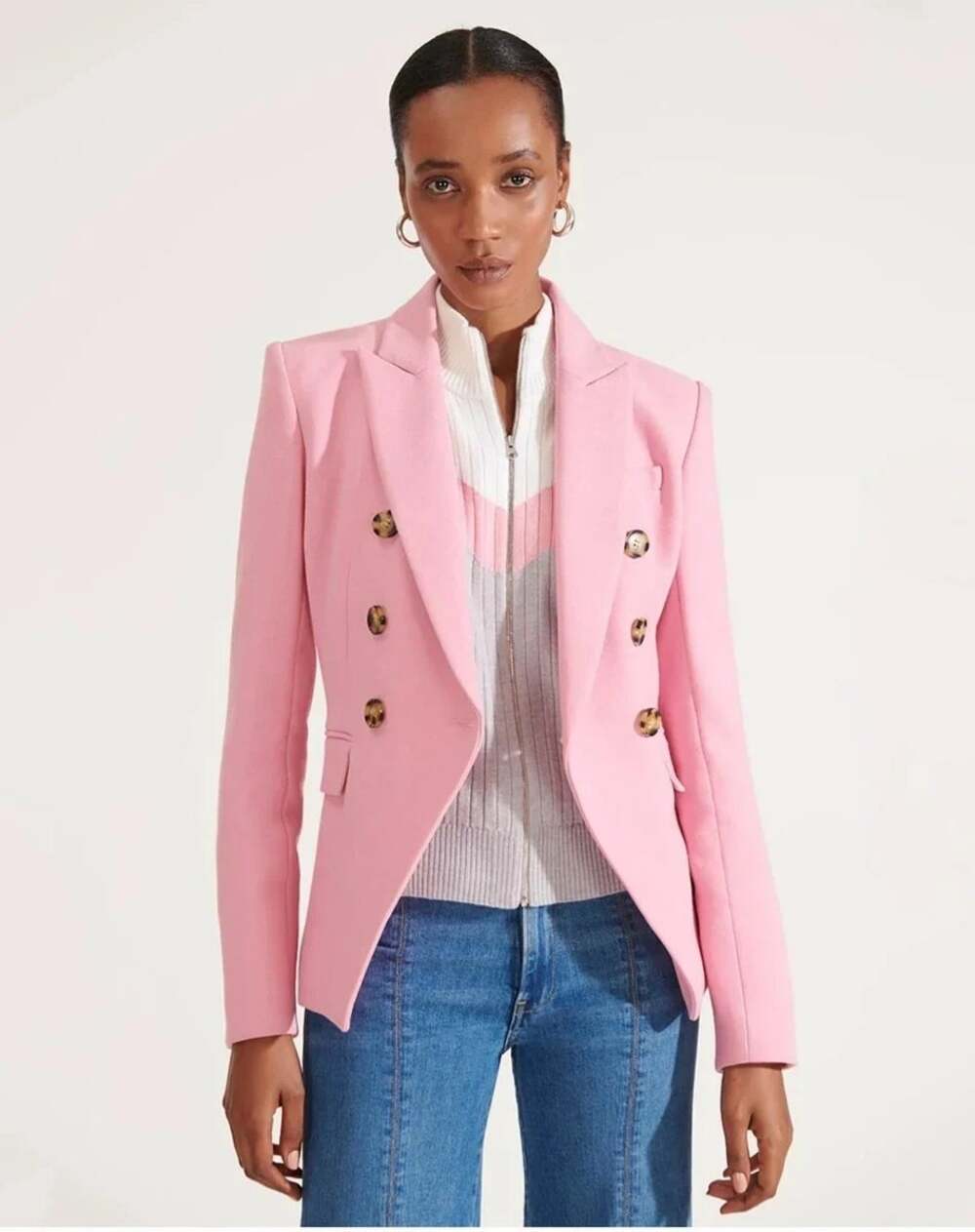 Veronica Beard Miller Dickey Jacket in Pink size 12